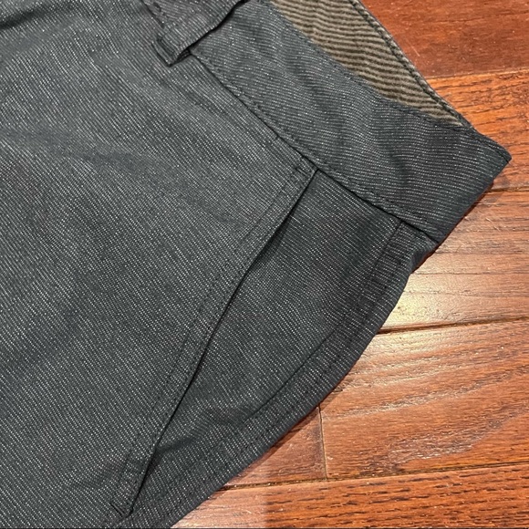 O’Neill Mens dark gray flat front casual chino shorts with size 36 - Picture 5 of 7